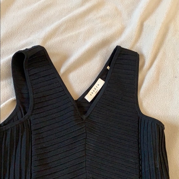 Sandro crop top in black - Picture 2 of 2
